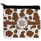 Cow Print Neoprene Coin Purse - Front