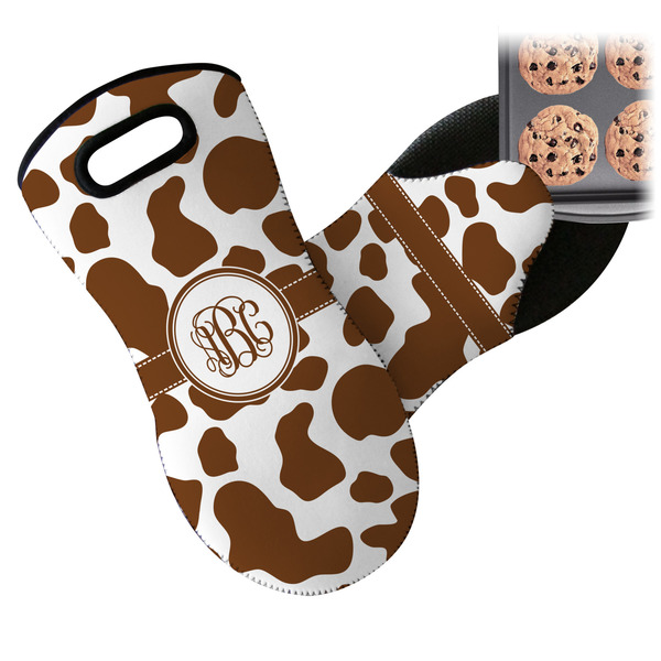 Cow Print Neoprene Oven Mitt