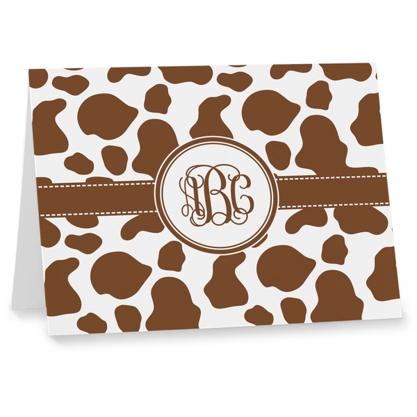 Custom Cow Print Note cards (Personalized)