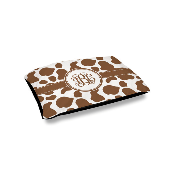 Custom Cow Print Outdoor Dog Bed - Small (Personalized)