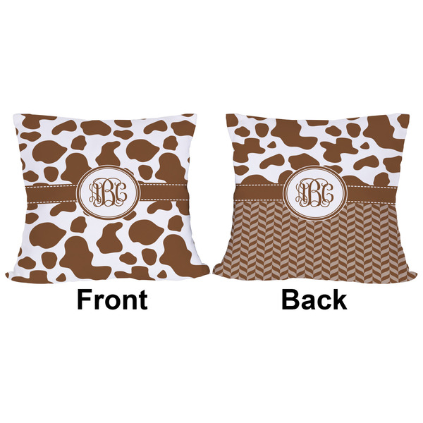 Cow Print Outdoor Pillow - 16x16