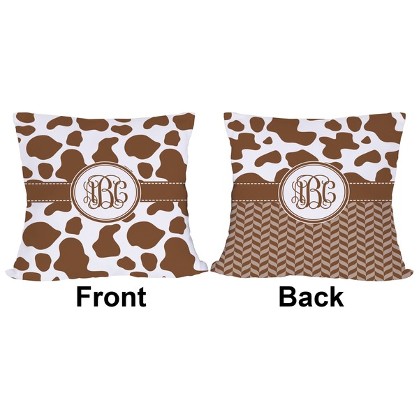 Cow Print Outdoor Pillow - 18x18