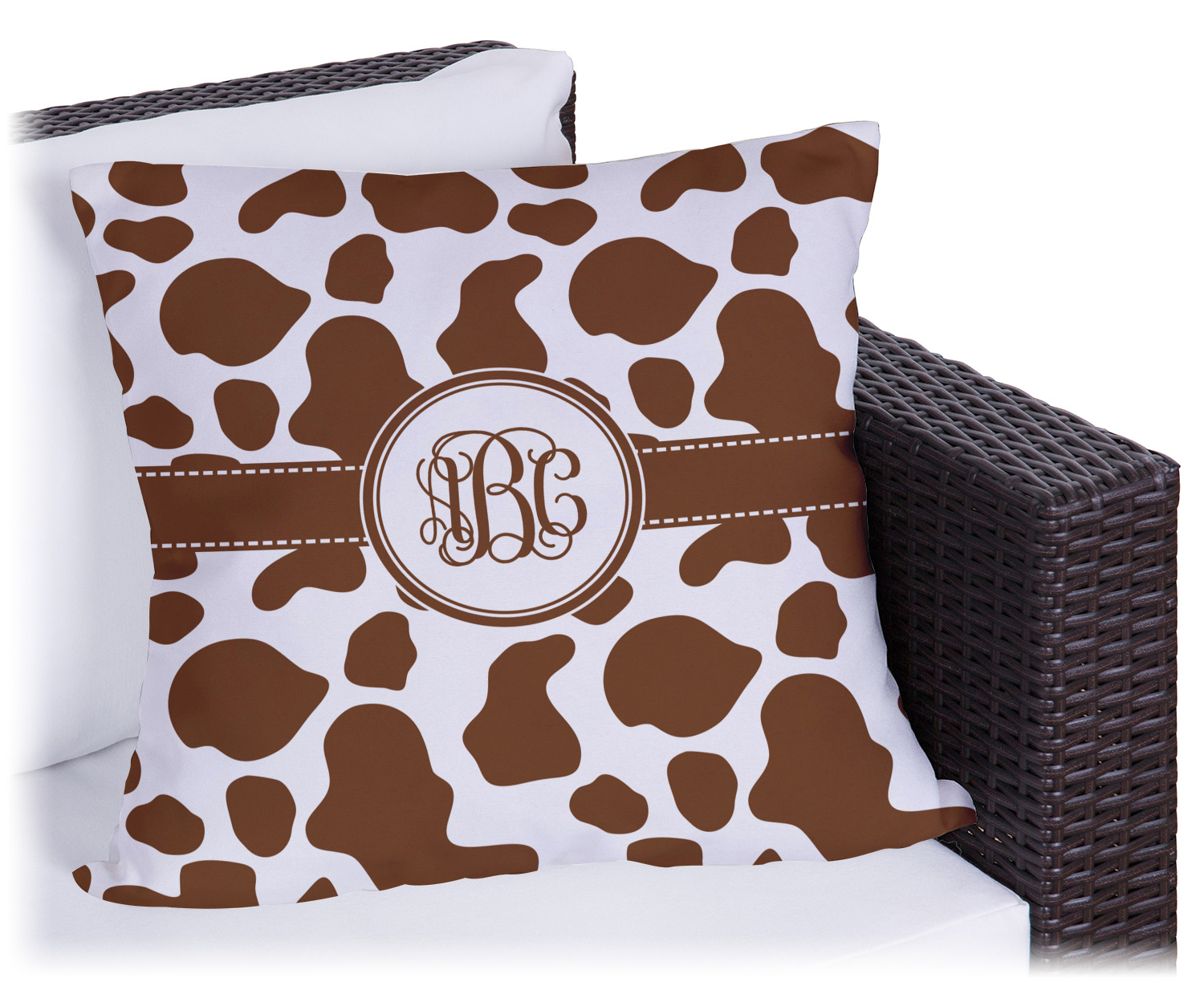 Cow Print Outdoor Pillow (Personalized) YouCustomizeIt