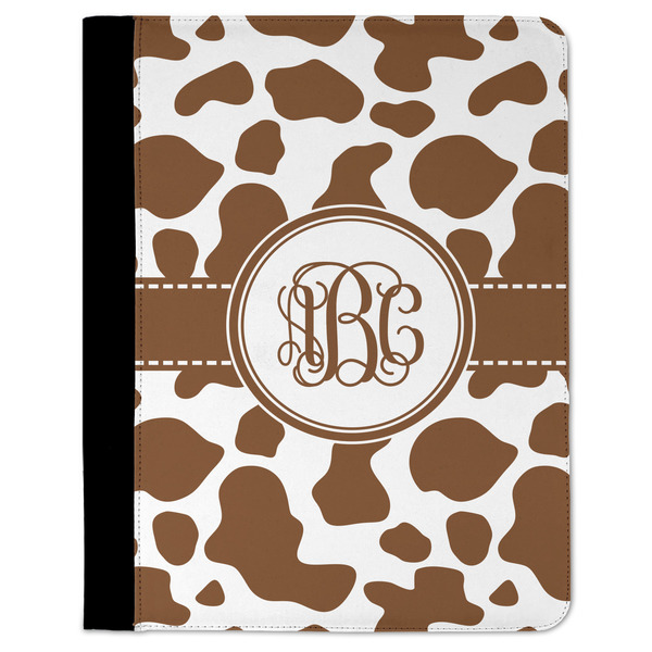 Custom Cow Print Padfolio Clipboard - Large (Personalized)