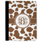 Cow Print Padfolio Clipboards - Large - FRONT