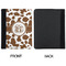 Cow Print Padfolio Clipboards - Small - APPROVAL
