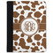 Cow Print Padfolio Clipboards - Small - FRONT