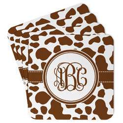 Cow Print Paper Coasters (Personalized)