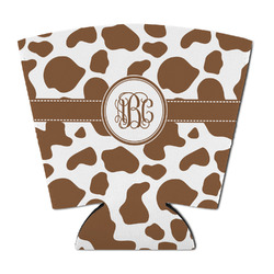 Cow Print Party Cup Sleeve - with Bottom (Personalized)