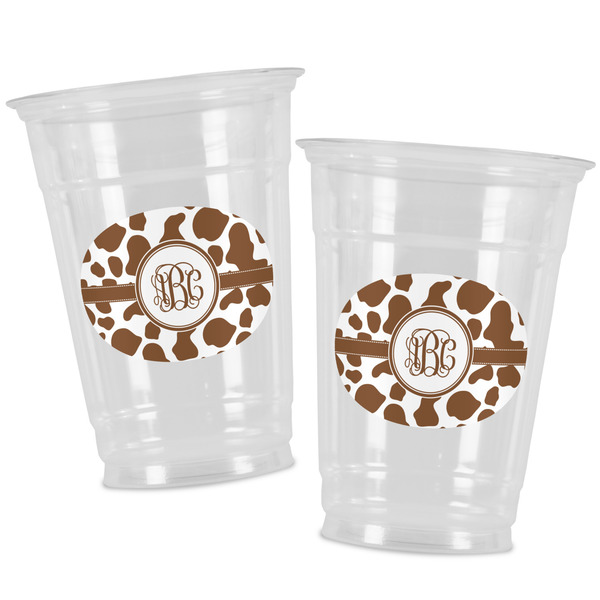 Cow Print Party Cups - 16oz - Alt View