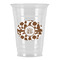 Cow Print Party Cups - 16oz (Personalized)