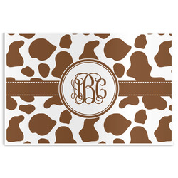 Cow Print Disposable Paper Placemats (Personalized)
