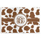 Cow Print Disposable Paper Placemats (Personalized)