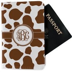 Cow Print Passport Holder - Fabric (Personalized)