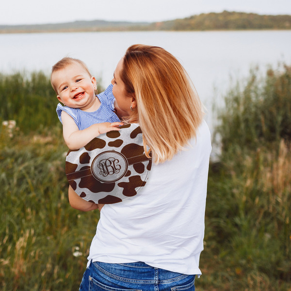 Cow Print Peanut Shaped Burp - Lifestyle