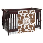 Cow Print Baby Blanket (Personalized)
