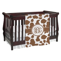 Cow Print Baby Blanket (Personalized)