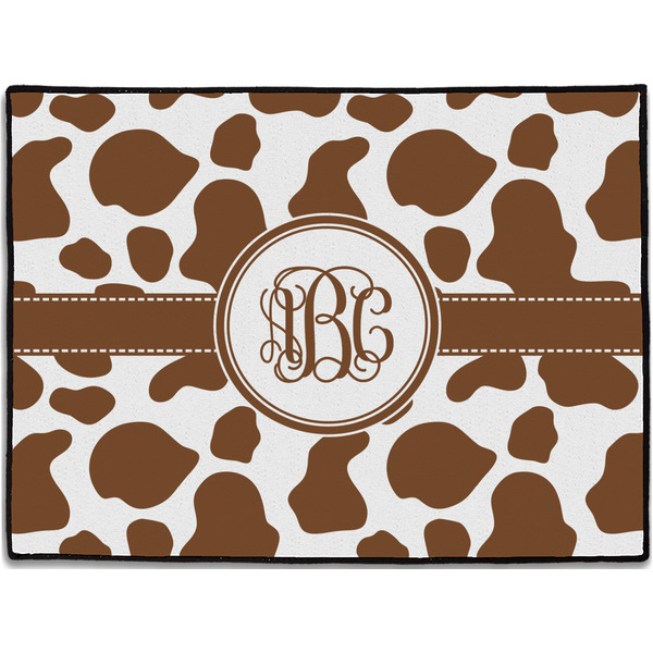 Custom Cow Print Door Mat (Personalized)