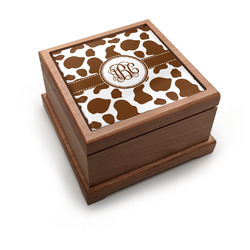 Cow Print Pet Urn w/ Monogram