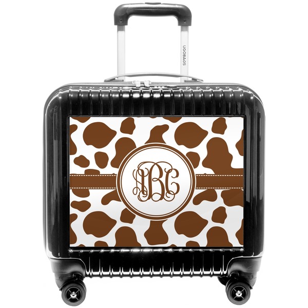 Custom Cow Print Pilot / Flight Suitcase (Personalized)
