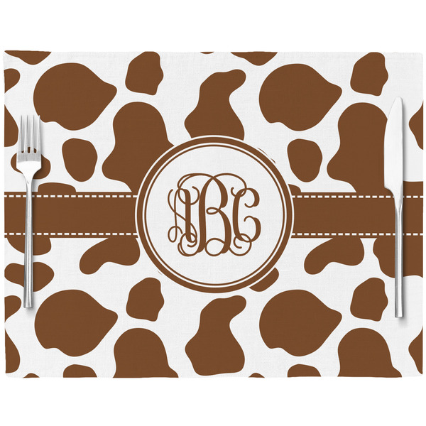 Cow Print Placemat with Props
