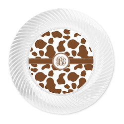 Cow Print Plastic Party Dinner Plates - 10" (Personalized)