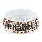 Cow Print Plastic Dog Bowl - Small (Personalized)