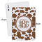 Cow Print Playing Cards - Approval