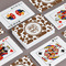 Cow Print Playing Cards - Front & Back View