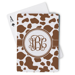 Cow Print Playing Cards (Personalized)