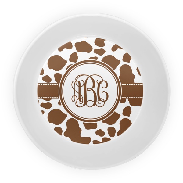 Cow Print Melamine Bowl - Center