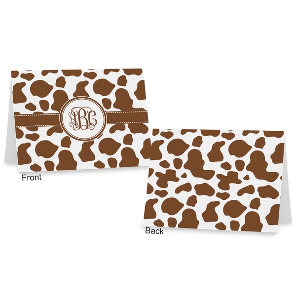 Cow Print Postcard - Front and Back