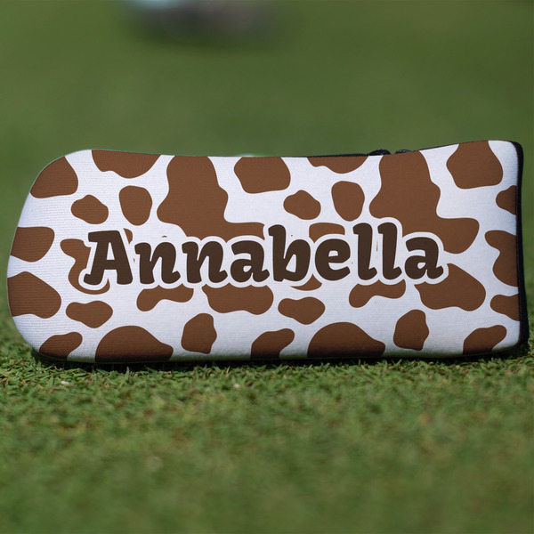 Custom Cow Print Blade Putter Cover (Personalized)