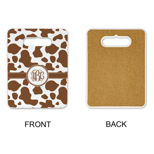 Cow Print Rectangle Trivet with Handle - APPROVAL
