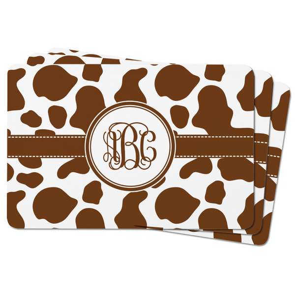 Cow Print Rectangular Fridge Magnet - THREE