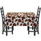 Cow Print Rectangular Tablecloths - Side View