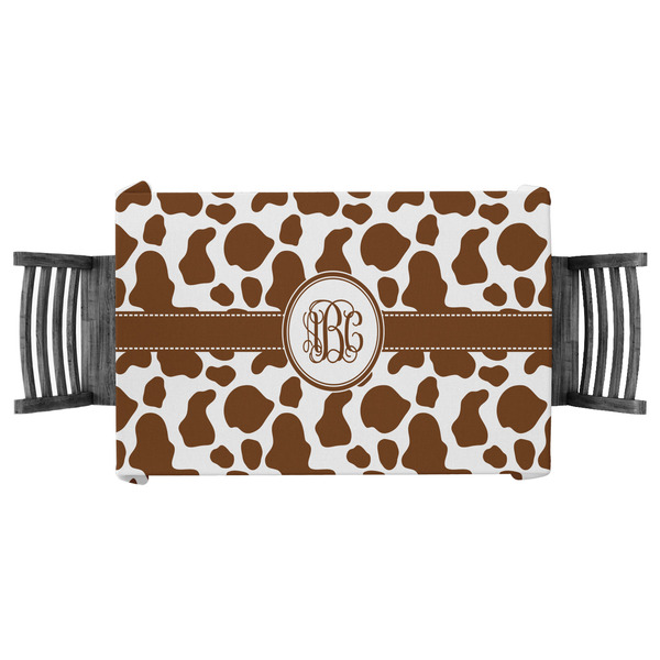 Custom Cow Print Tablecloth - 58"x58" (Personalized)