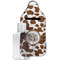 Cow Print Sanitizer Holder Keychain - Large with Case