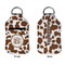 Cow Print Sanitizer Holder Keychain - Small APPROVAL (Flat)