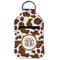 Cow Print Sanitizer Holder Keychain - Small (Front Flat)