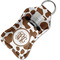 Cow Print Sanitizer Holder Keychain - Small in Case