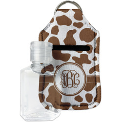Cow Print Hand Sanitizer & Keychain Holder (Personalized)
