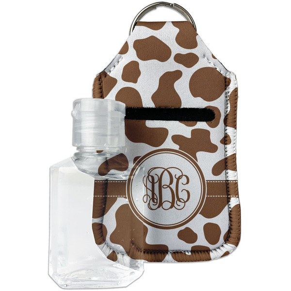 Custom Cow Print Hand Sanitizer & Keychain Holder - Small (Personalized)