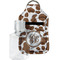 Cow Print Sanitizer Holder Keychain - Small with Case