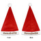 Cow Print Santa Hats - Front and Back (Double Sided Print) APPROVAL