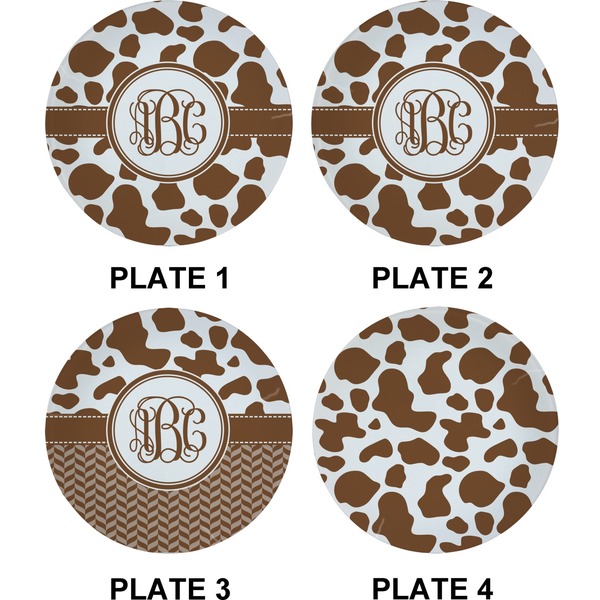 Cow Print Set of Appetizer / Dessert Plates (Approval)