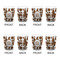 Cow Print Shot Glass - White - Set of 4 - APPROVAL