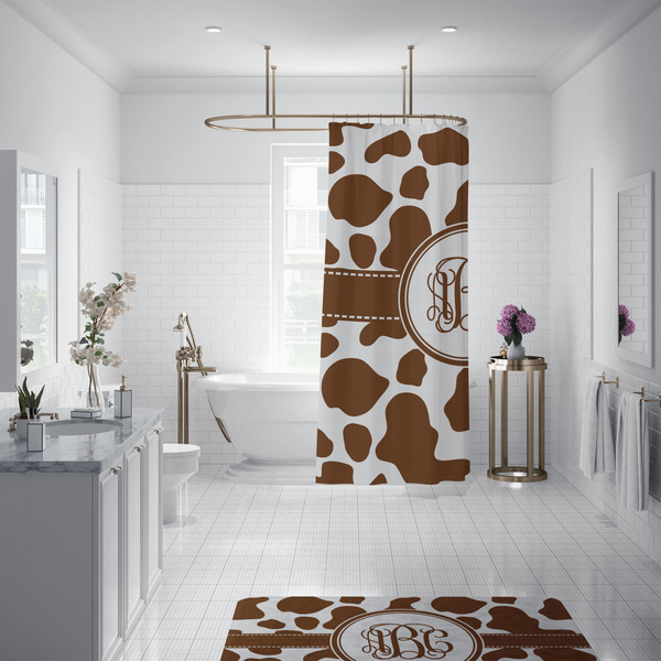 Cow Print Shower Curtain - Custom Size