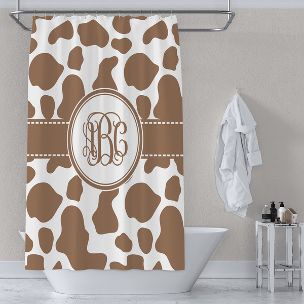 Cow Print Shower Curtain Lifestyle