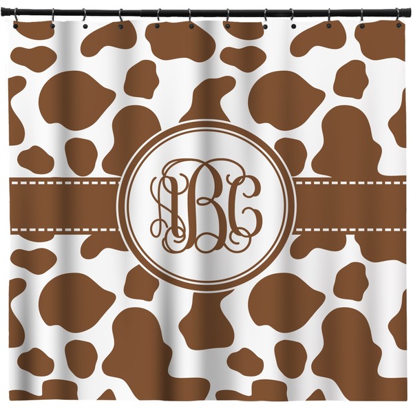 Custom Cow Print Shower Curtain (Personalized)